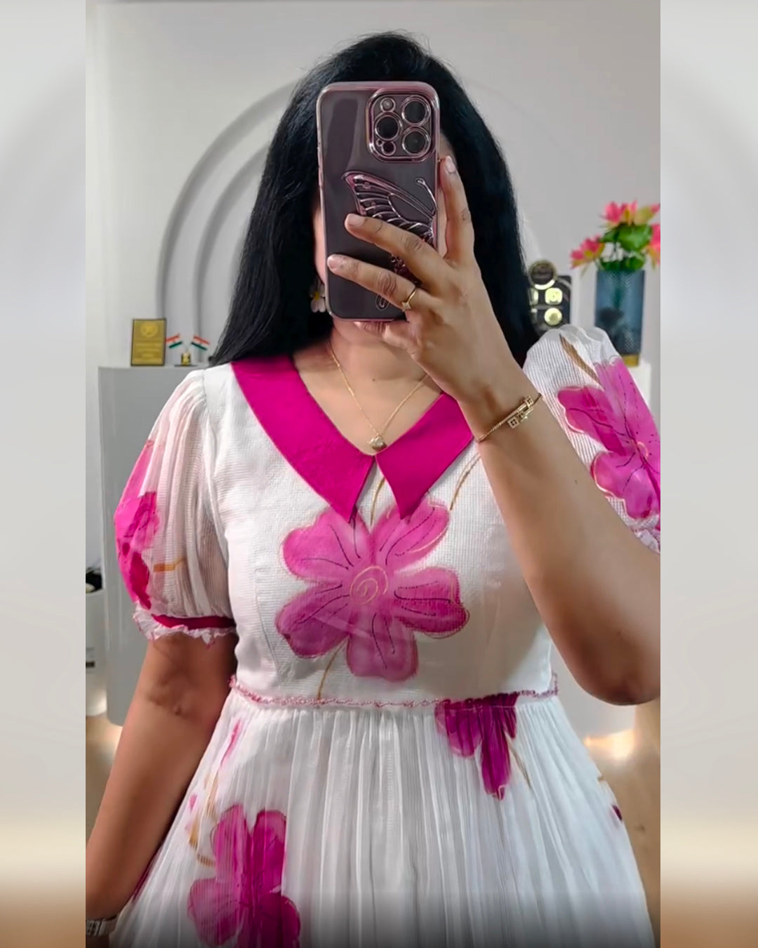 Jasleen2 -Long Flowing Western dress