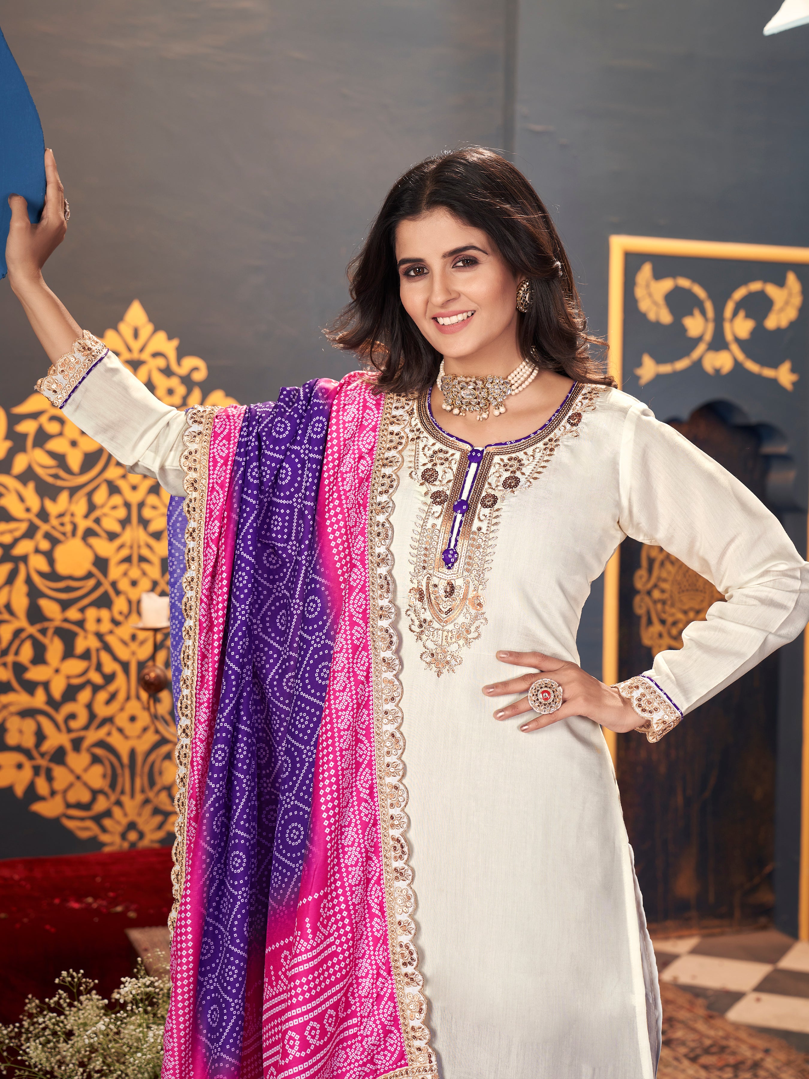 URMA FANCY PAIR WITH DUPATTA SET