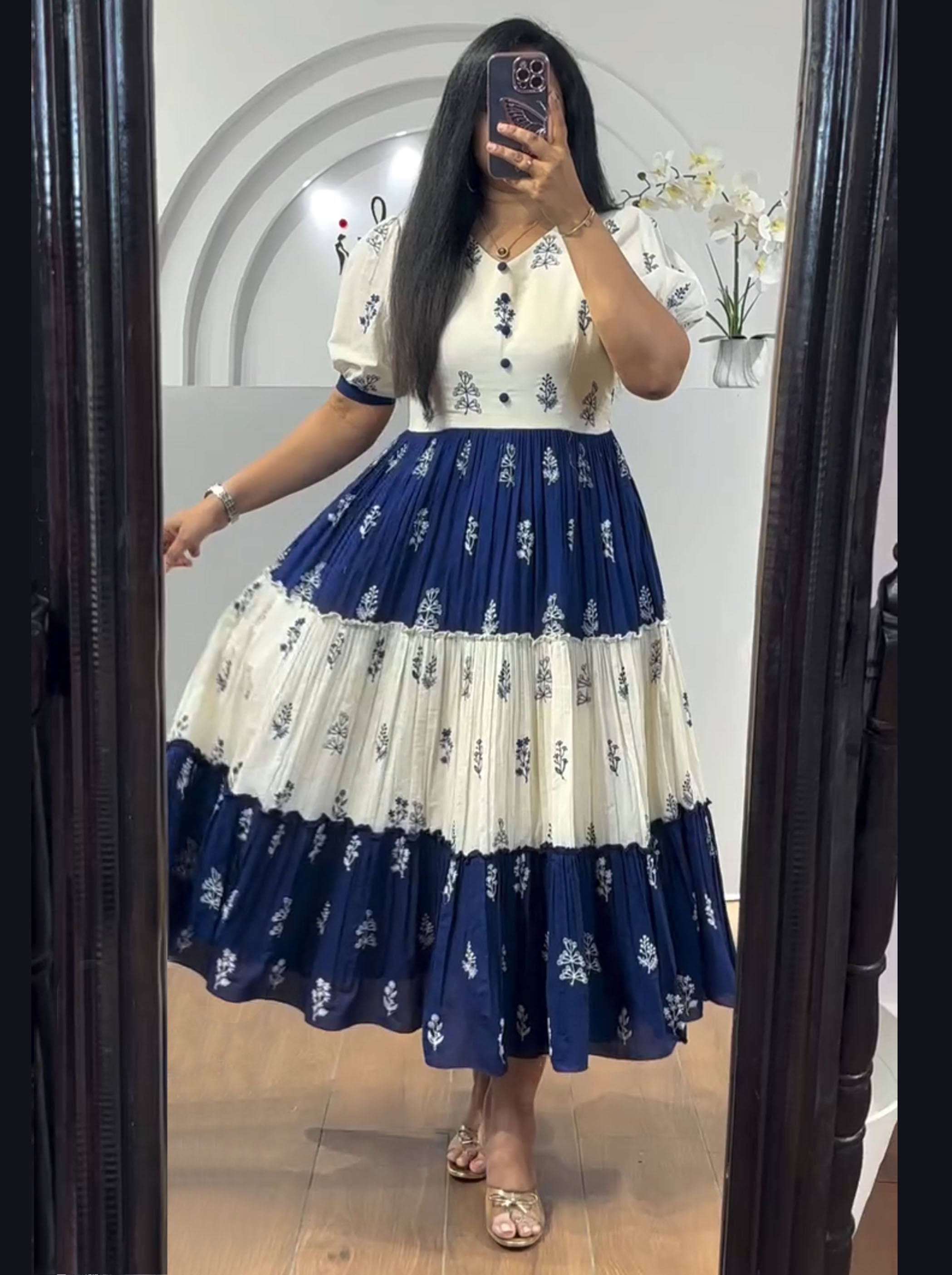 Dress Patterns New Latest Western Dress UDAAN LONG FLOWING