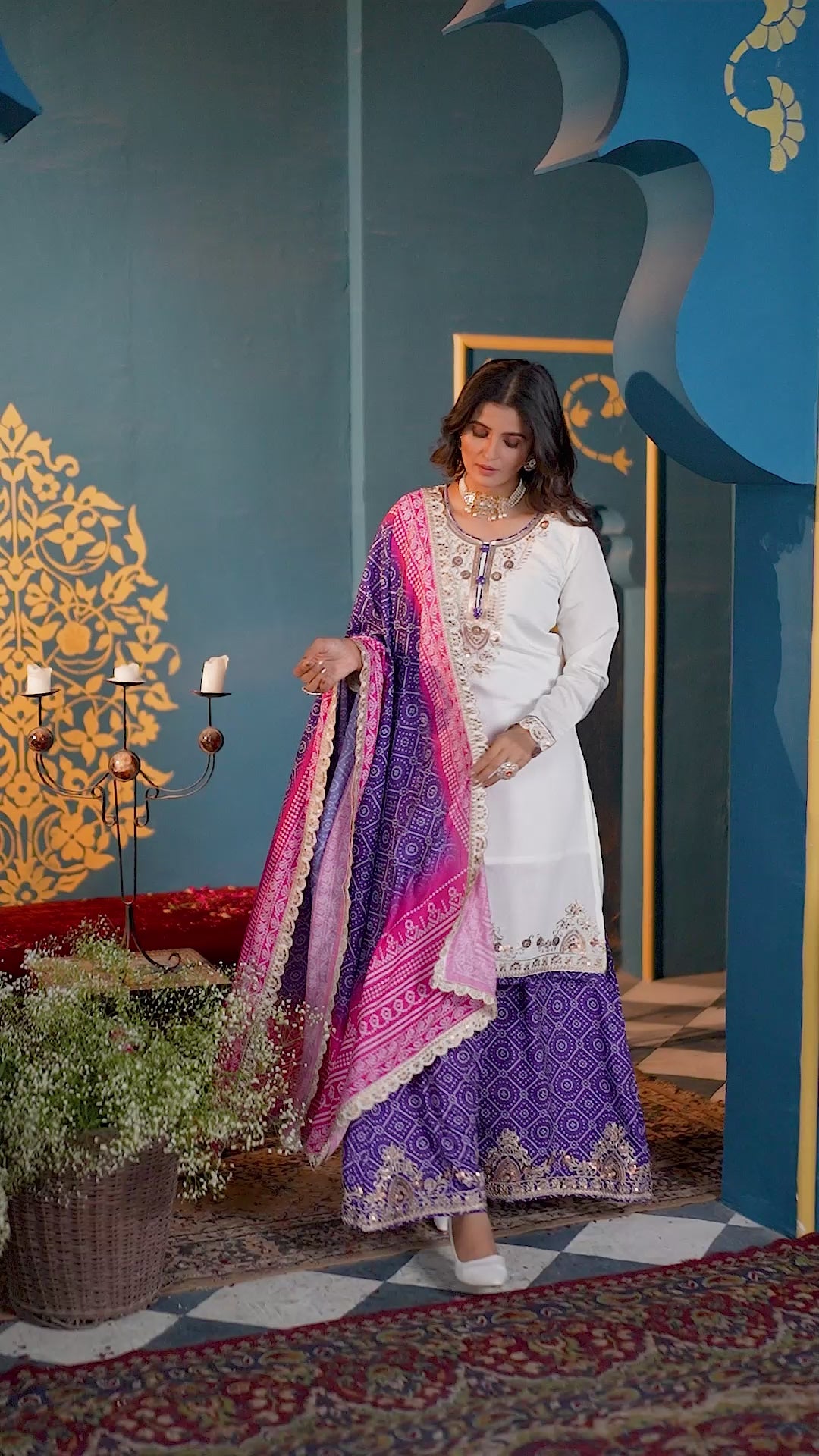 URMA FANCY PAIR WITH DUPATTA SET