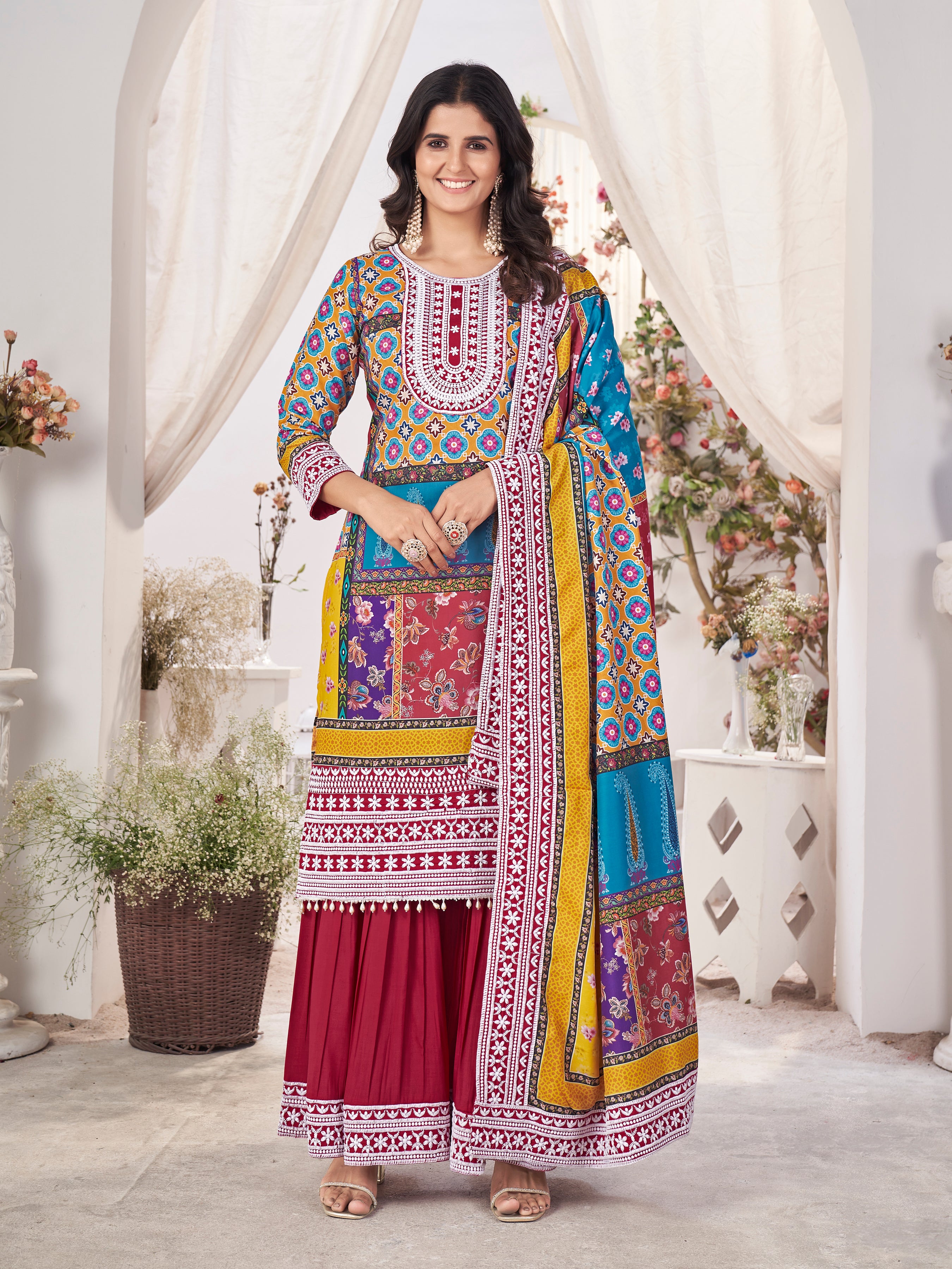 MURAD HEAVY FANCY PAIR WITH DUPATTA SET