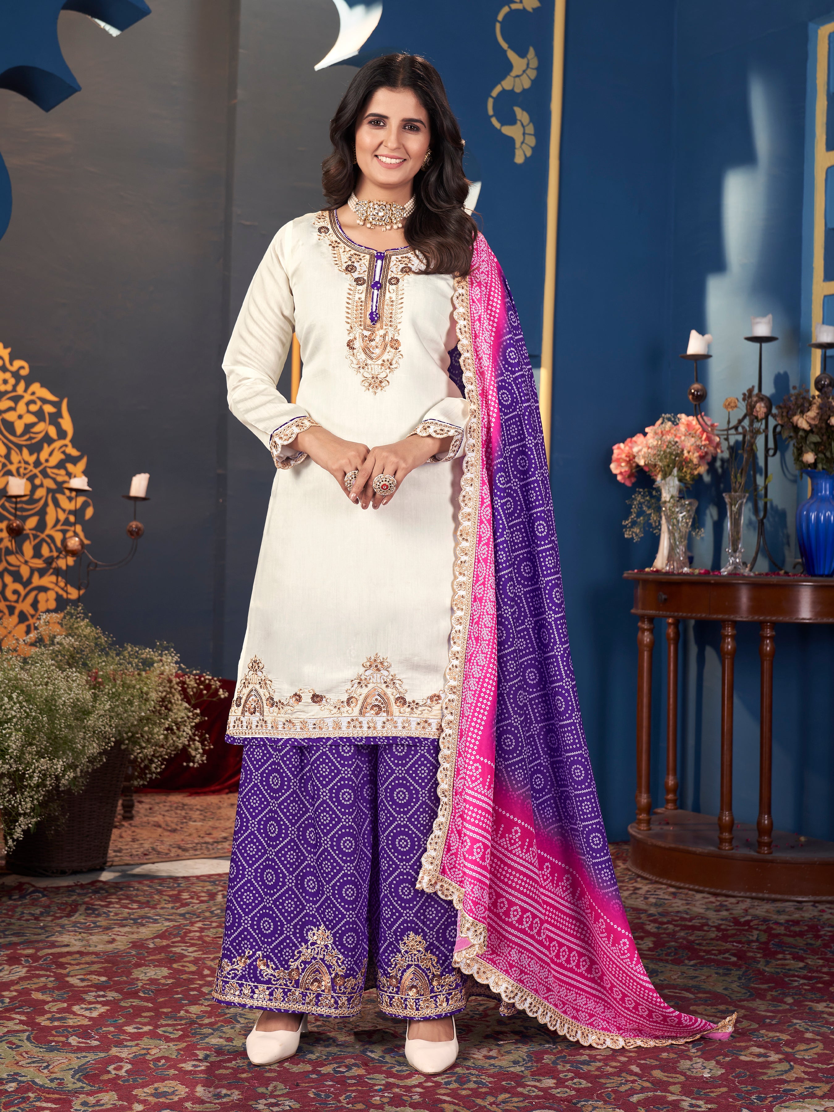 URMA FANCY PAIR WITH DUPATTA SET