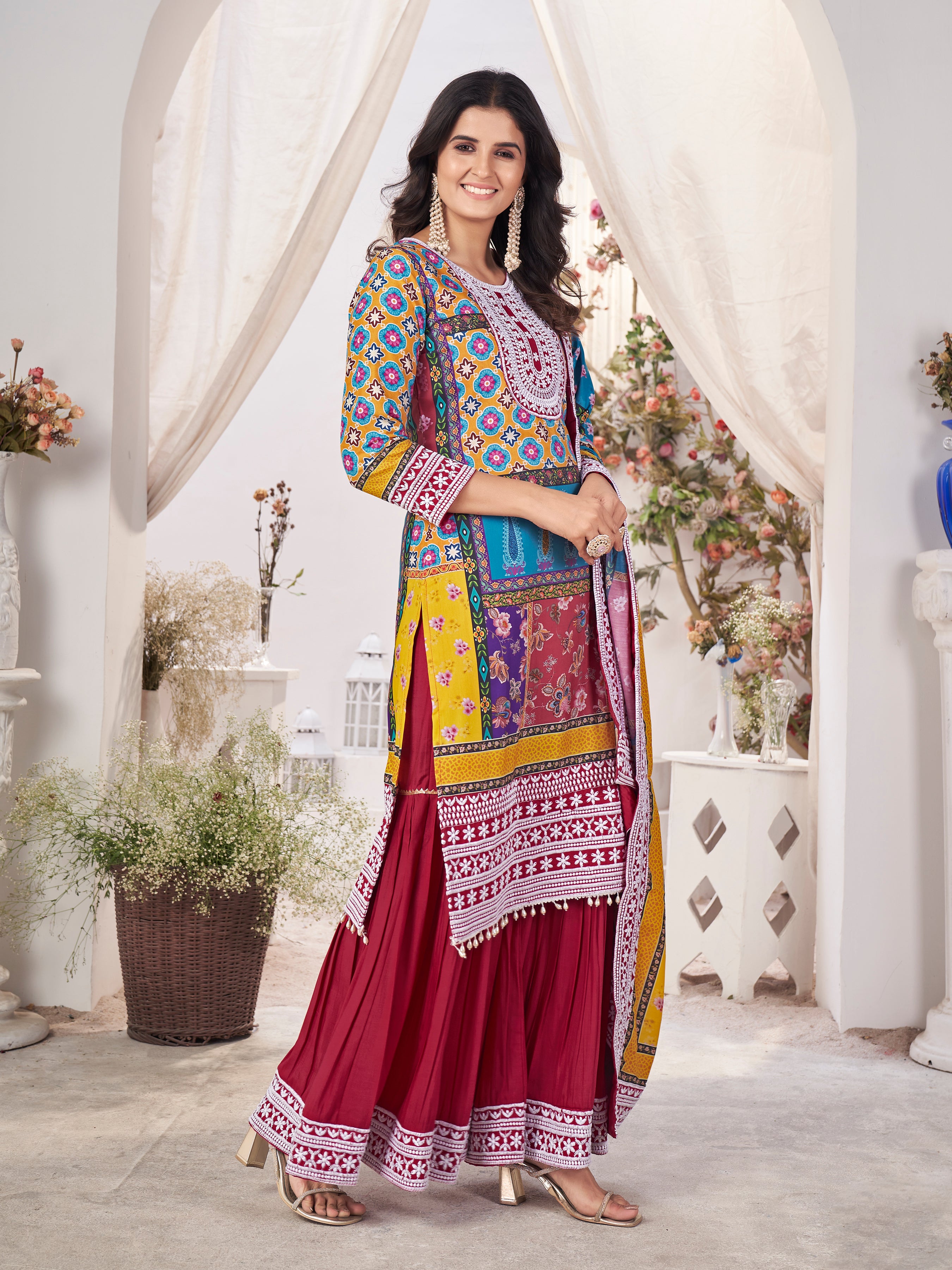 MURAD HEAVY FANCY PAIR WITH DUPATTA SET