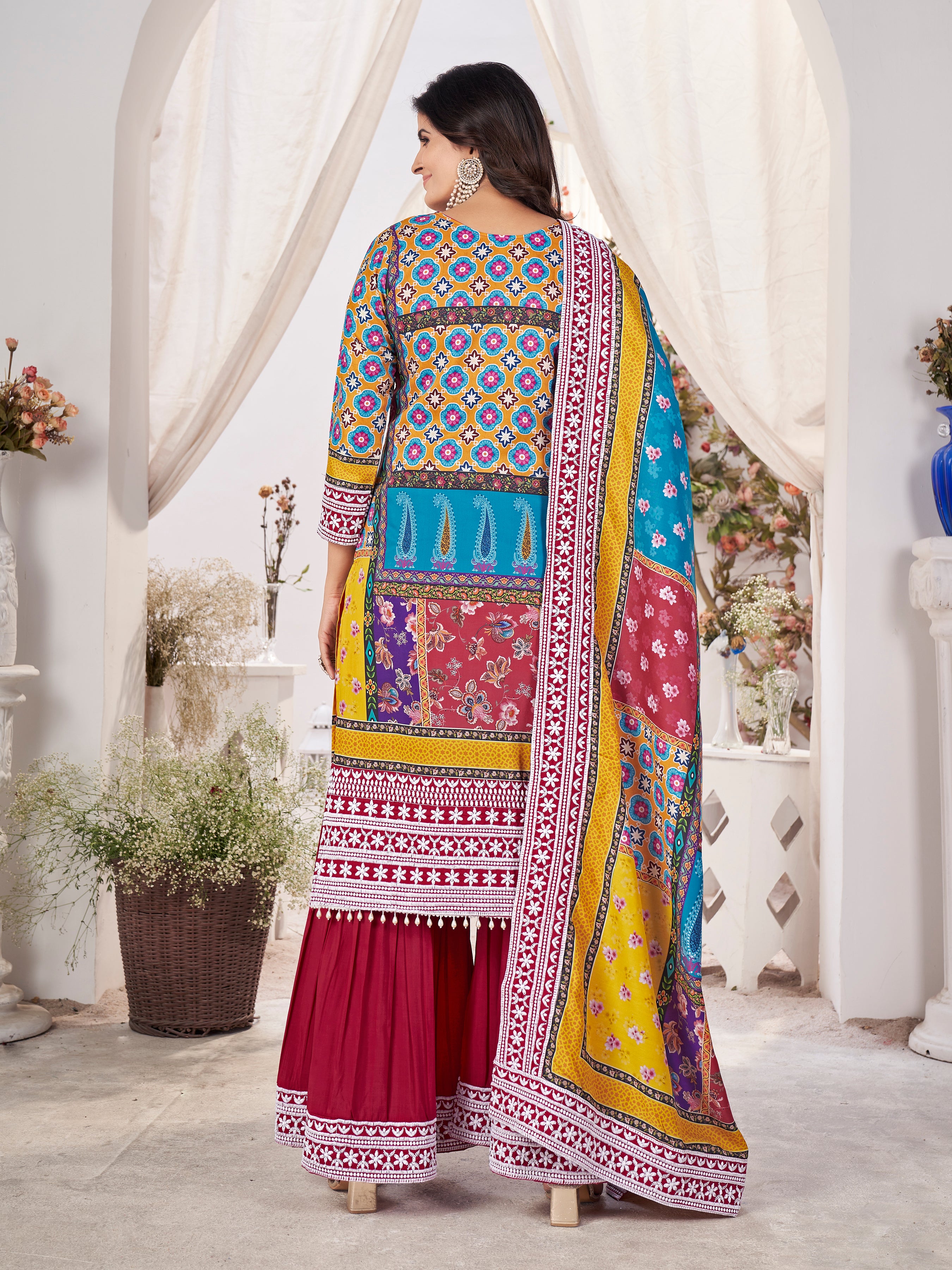 MURAD HEAVY FANCY PAIR WITH DUPATTA SET