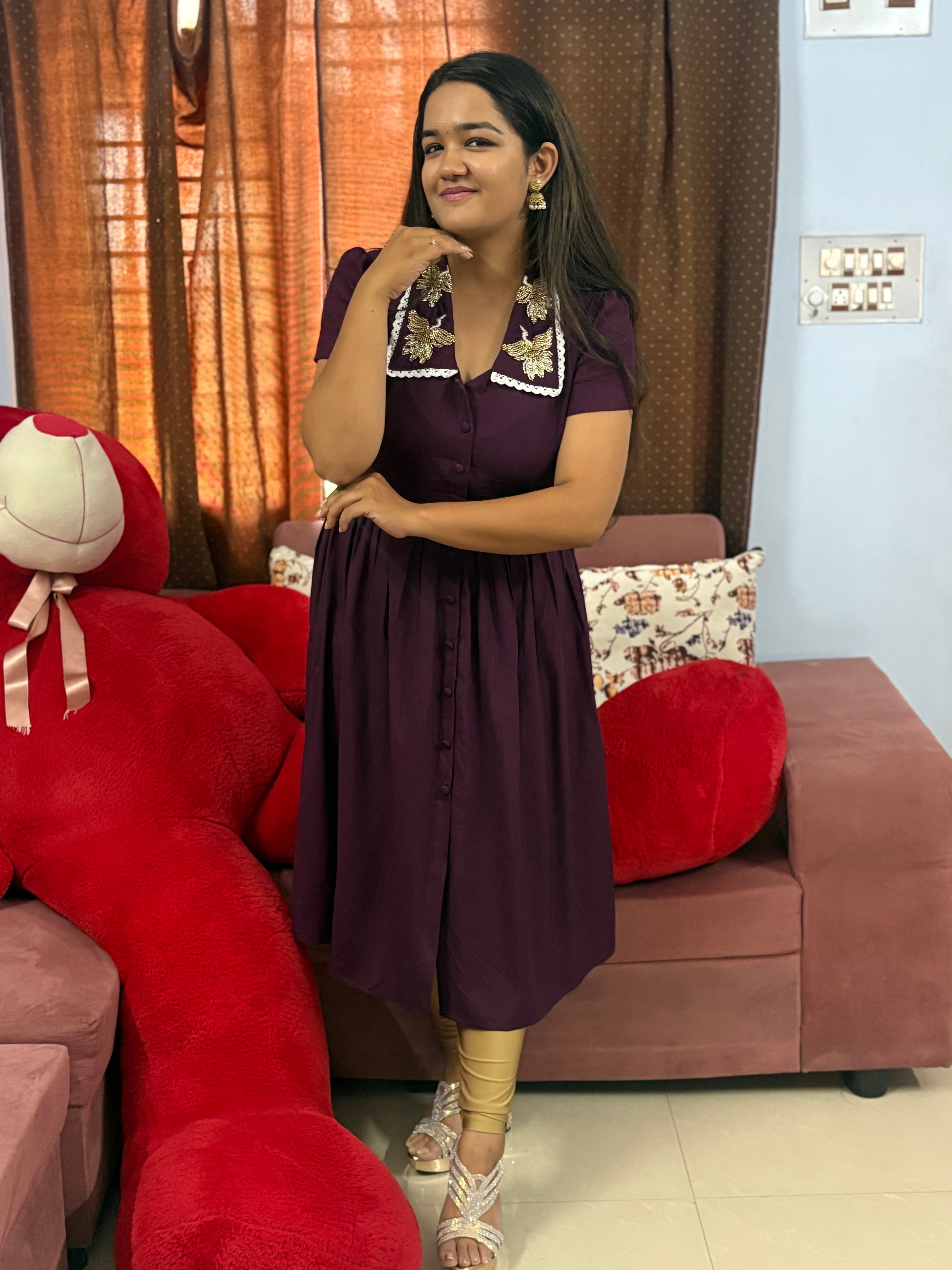 Chahat- Summer Cotton Western Dress