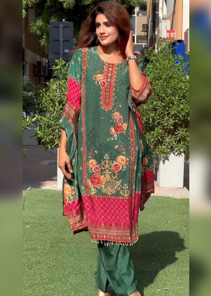 Karva Heavy Fancy Pair With Dupatta set