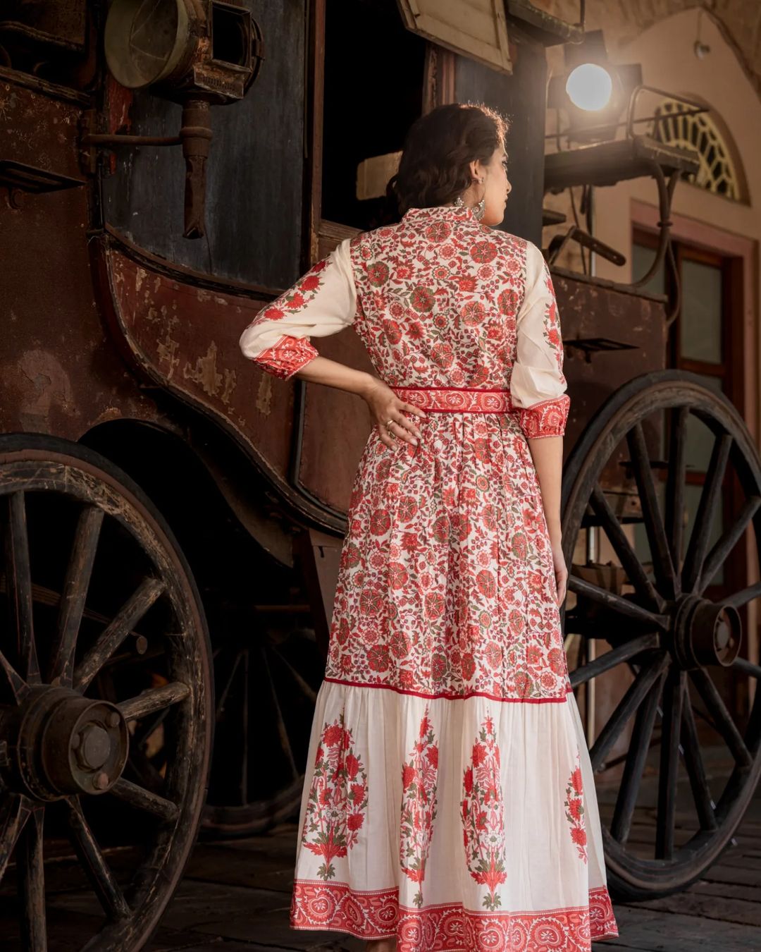 Rahita Heavy Printed Long Western Collection.