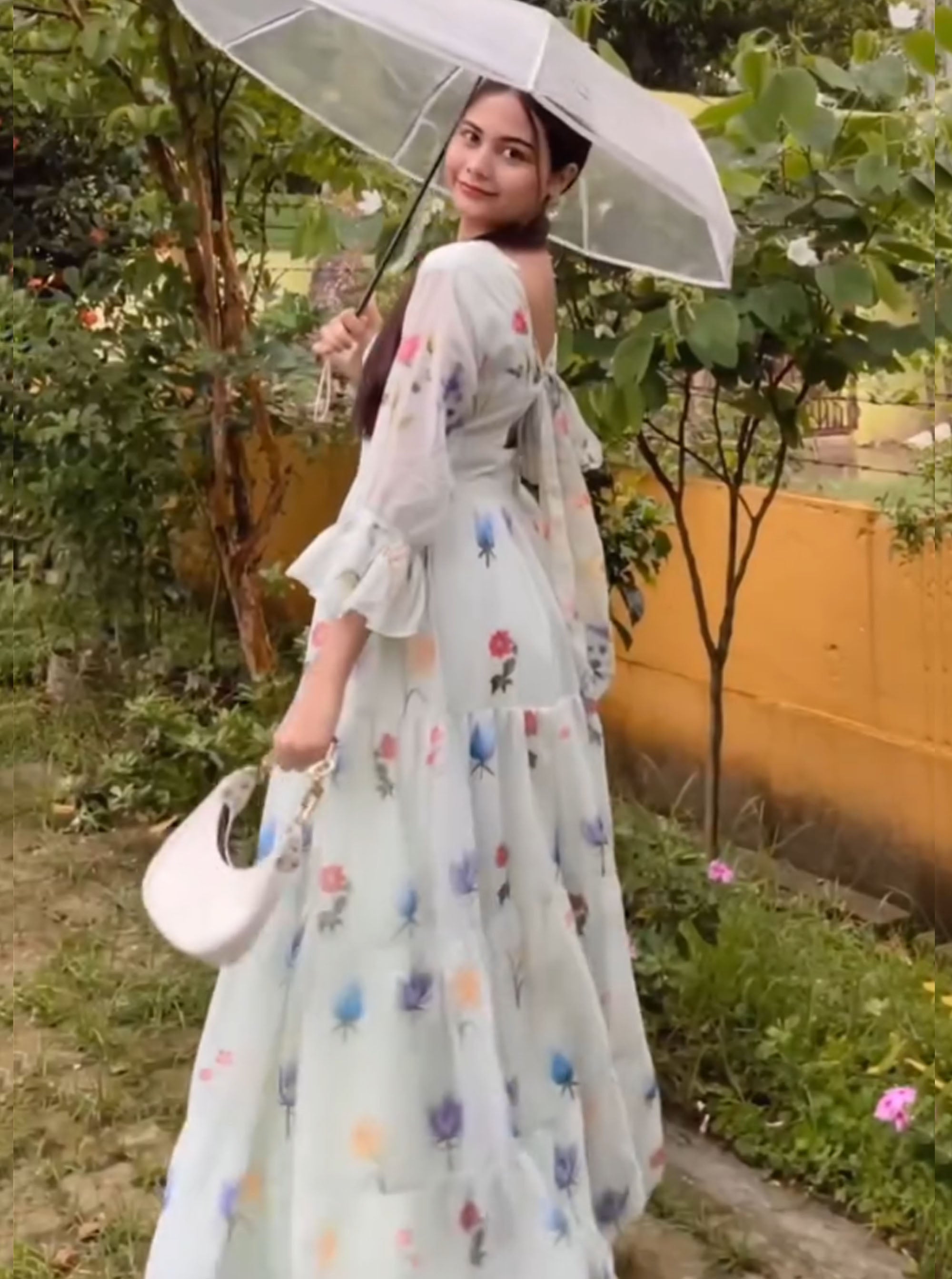 Koohu-Anarkali Long Western Gown