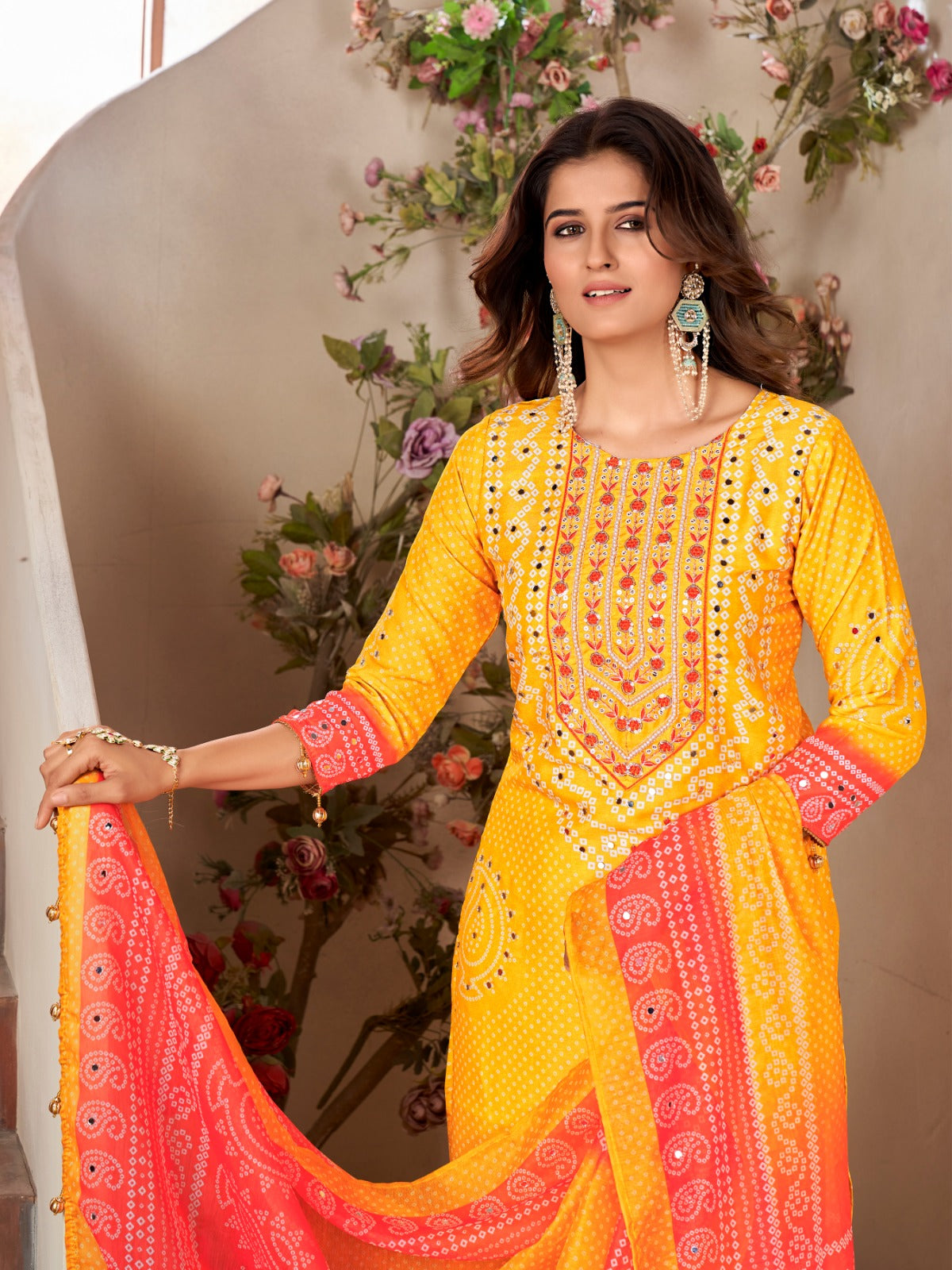 RIVU_2 FANCY DESIGNER KURTI PAIR WITH DUPATTA