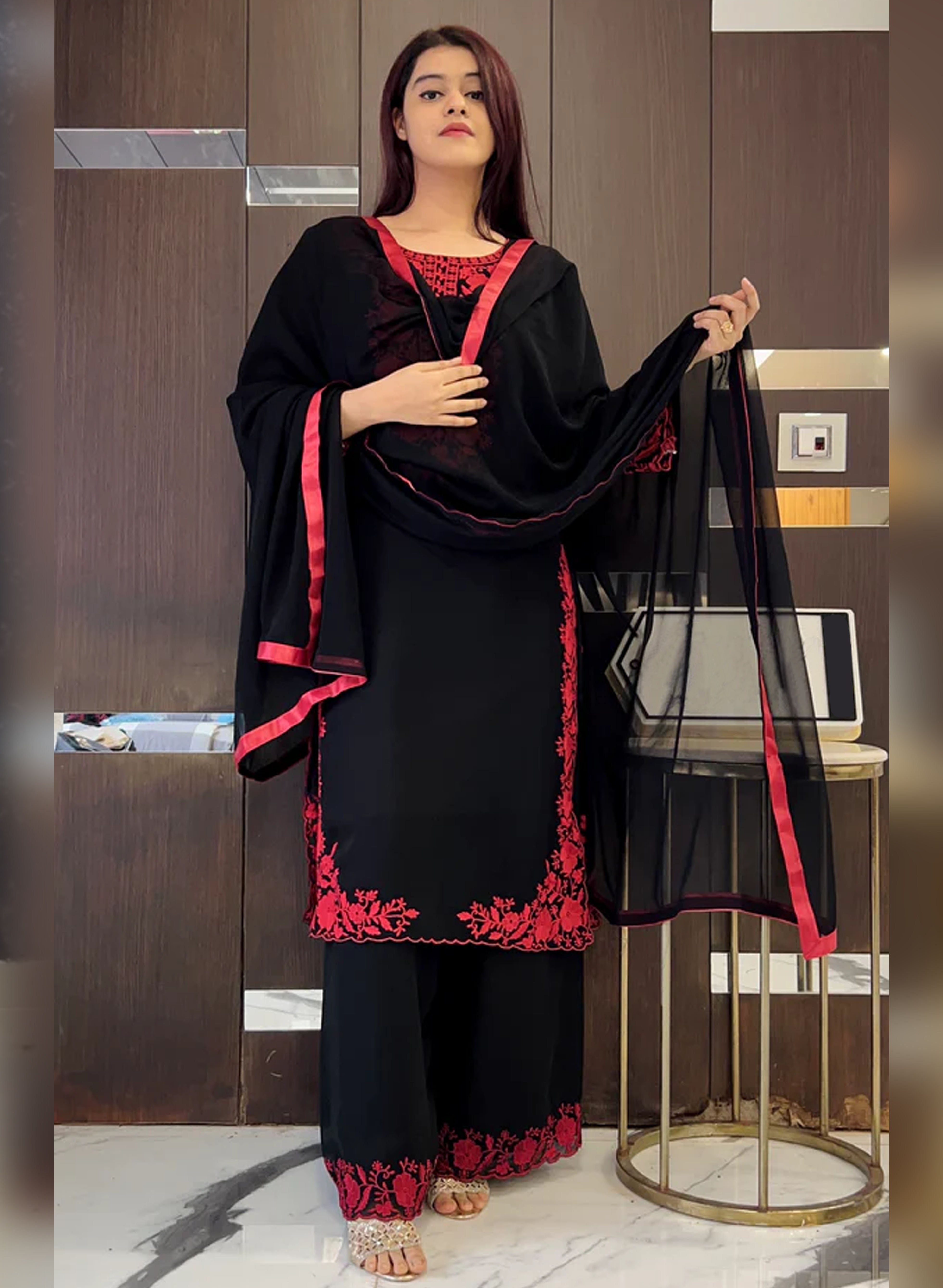 Rooprit – Elegant Pakistani  Embroidered Suit Set