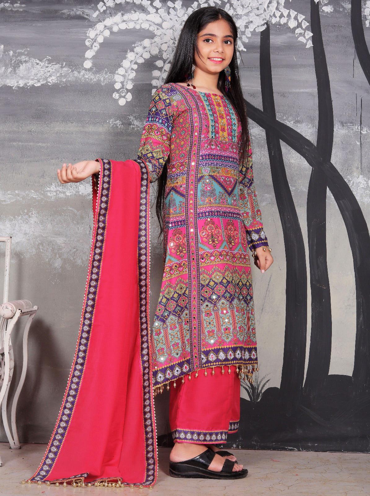 AKKIYA-1 HEAVY FANCY CHILDREN PAIR WITH DUPATTA SET