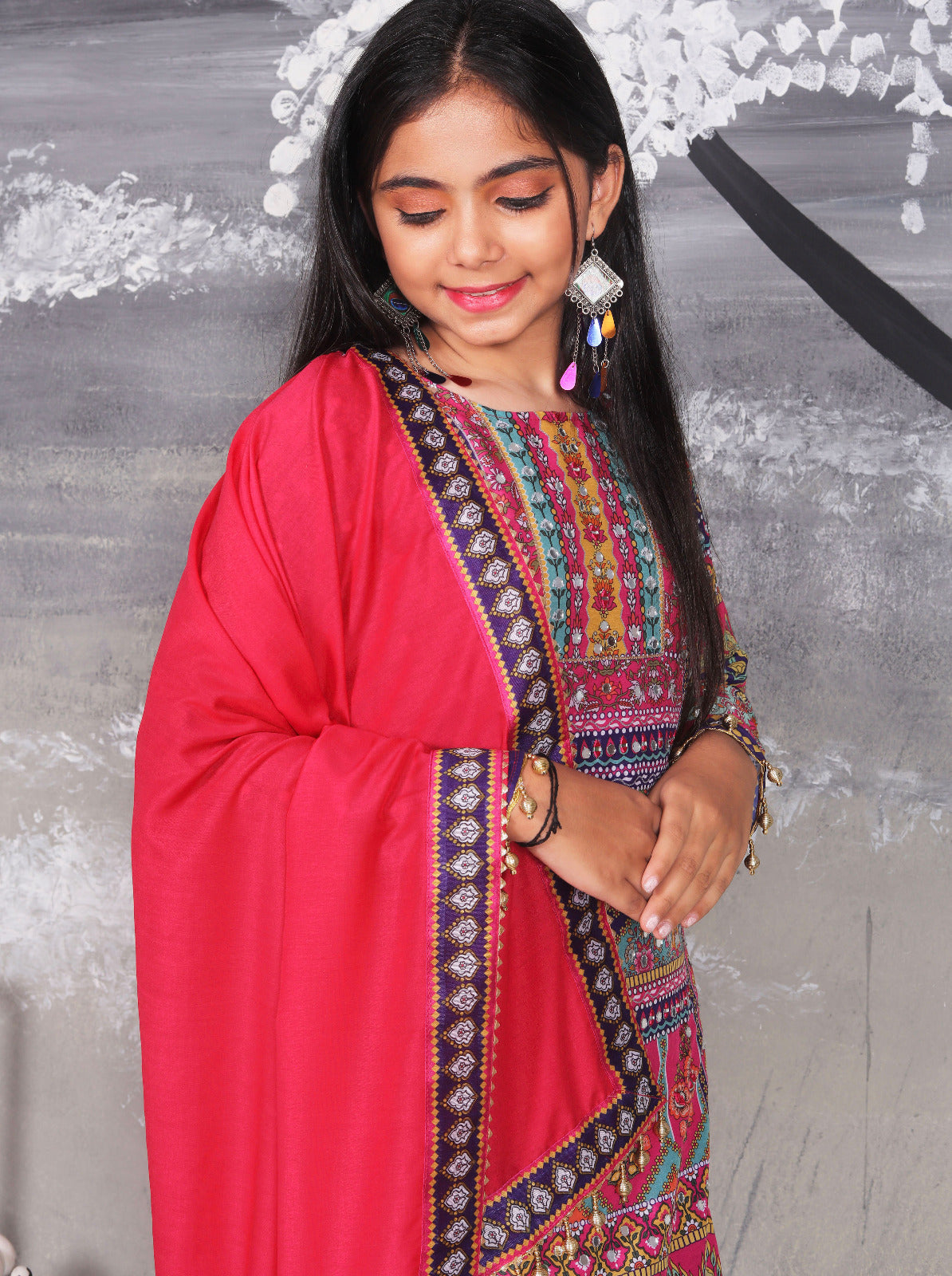 AKKIYA-1 HEAVY FANCY CHILDREN PAIR WITH DUPATTA SET