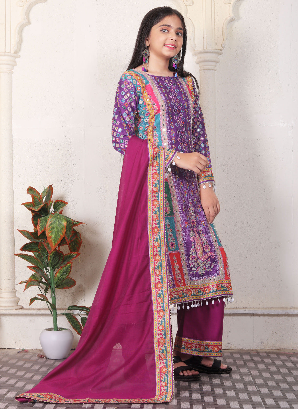 AKKIYA-3 HEAVY FANCY CHILDREN PAIR WITH DUPATTA SET