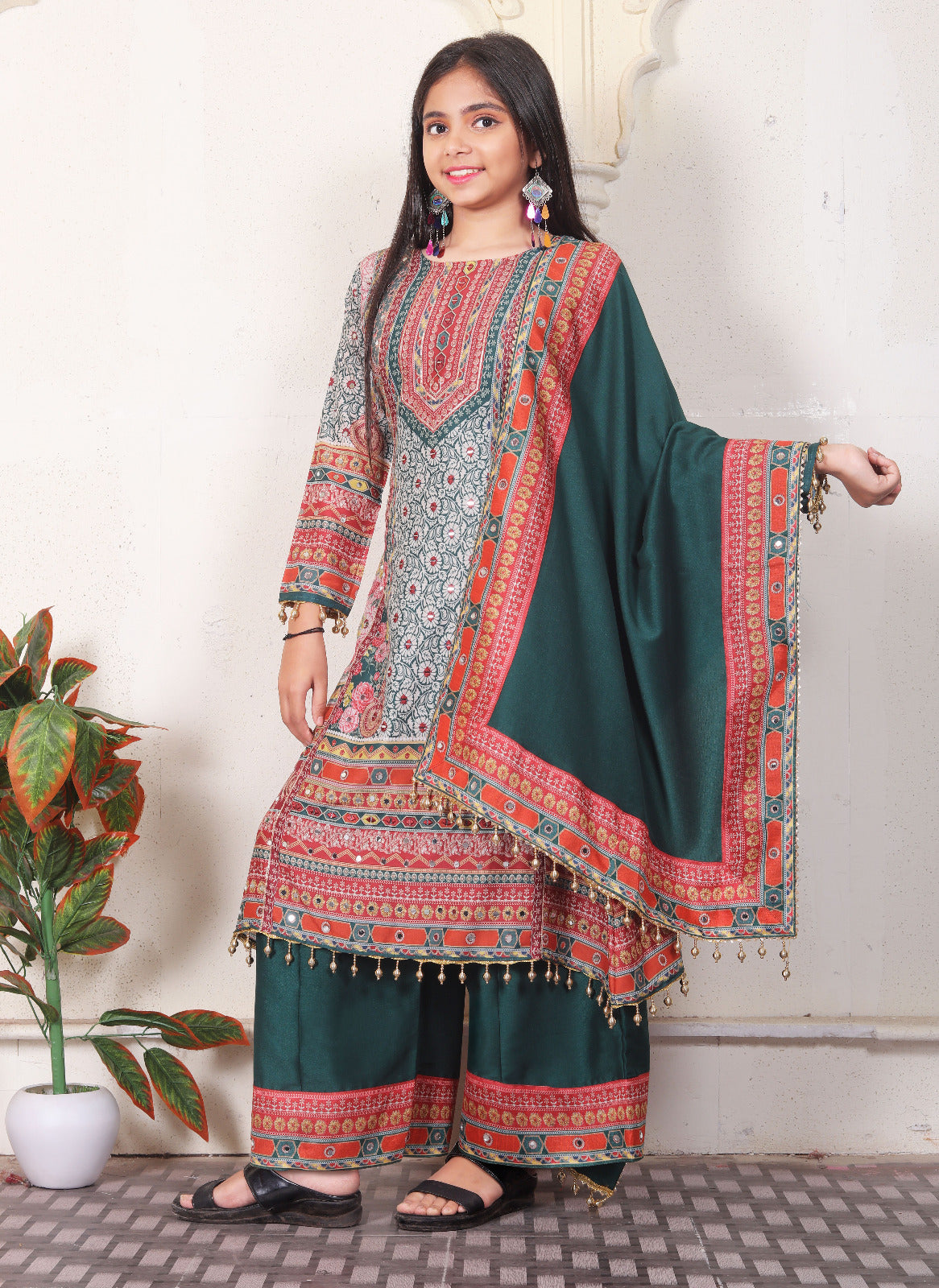 AKKIYA-4 HEAVY FANCY CHILDREN PAIR WITH DUPATTA SET