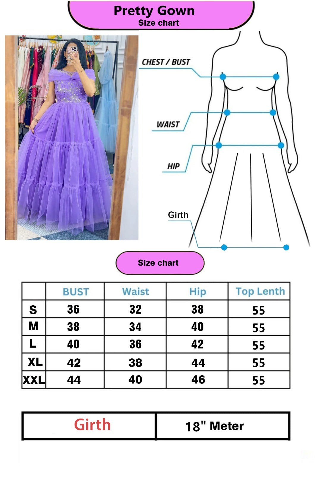 Pretty-Designer Party Wear Gown