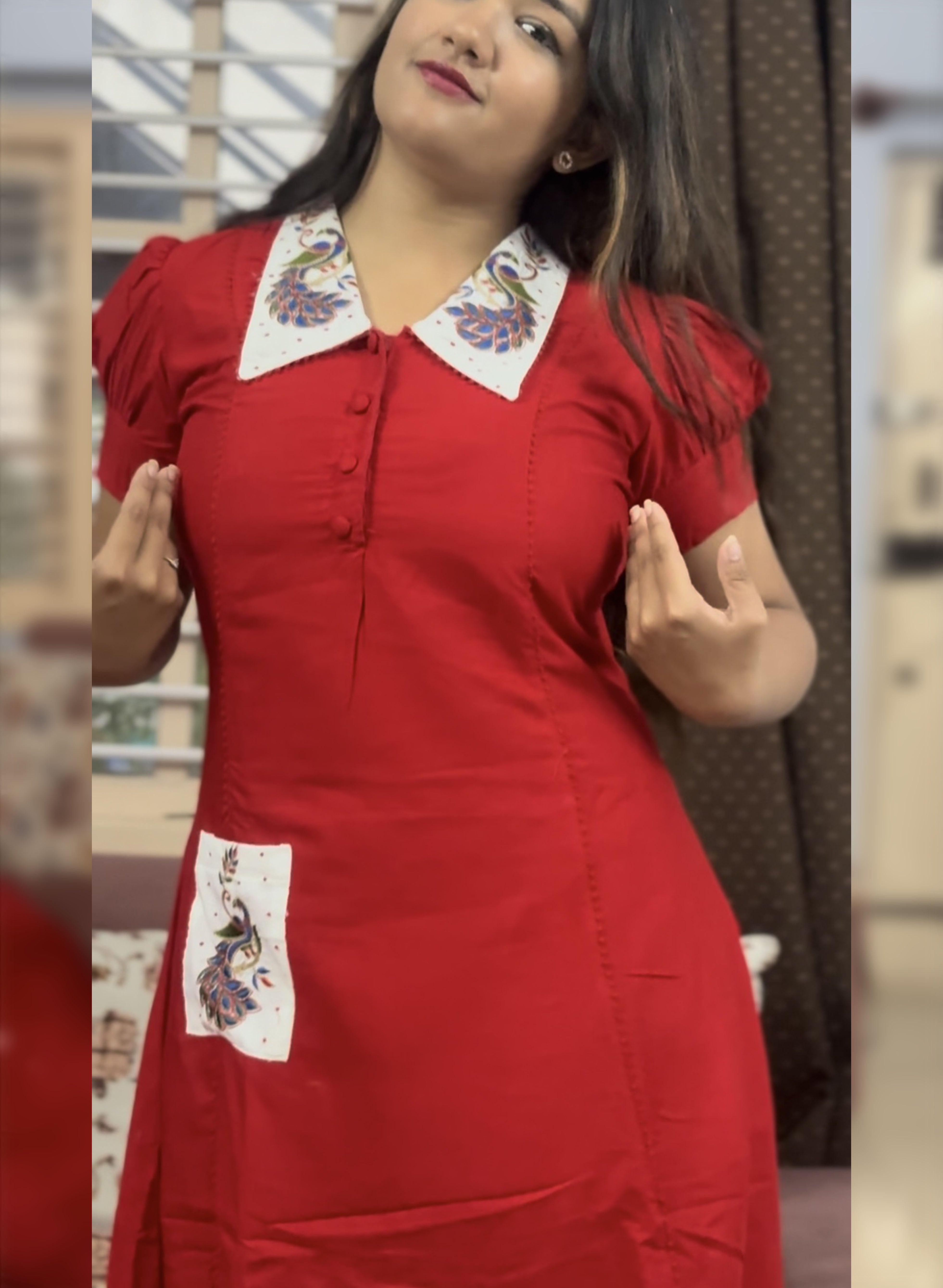 Chahat- Summer Cotton Western Dress