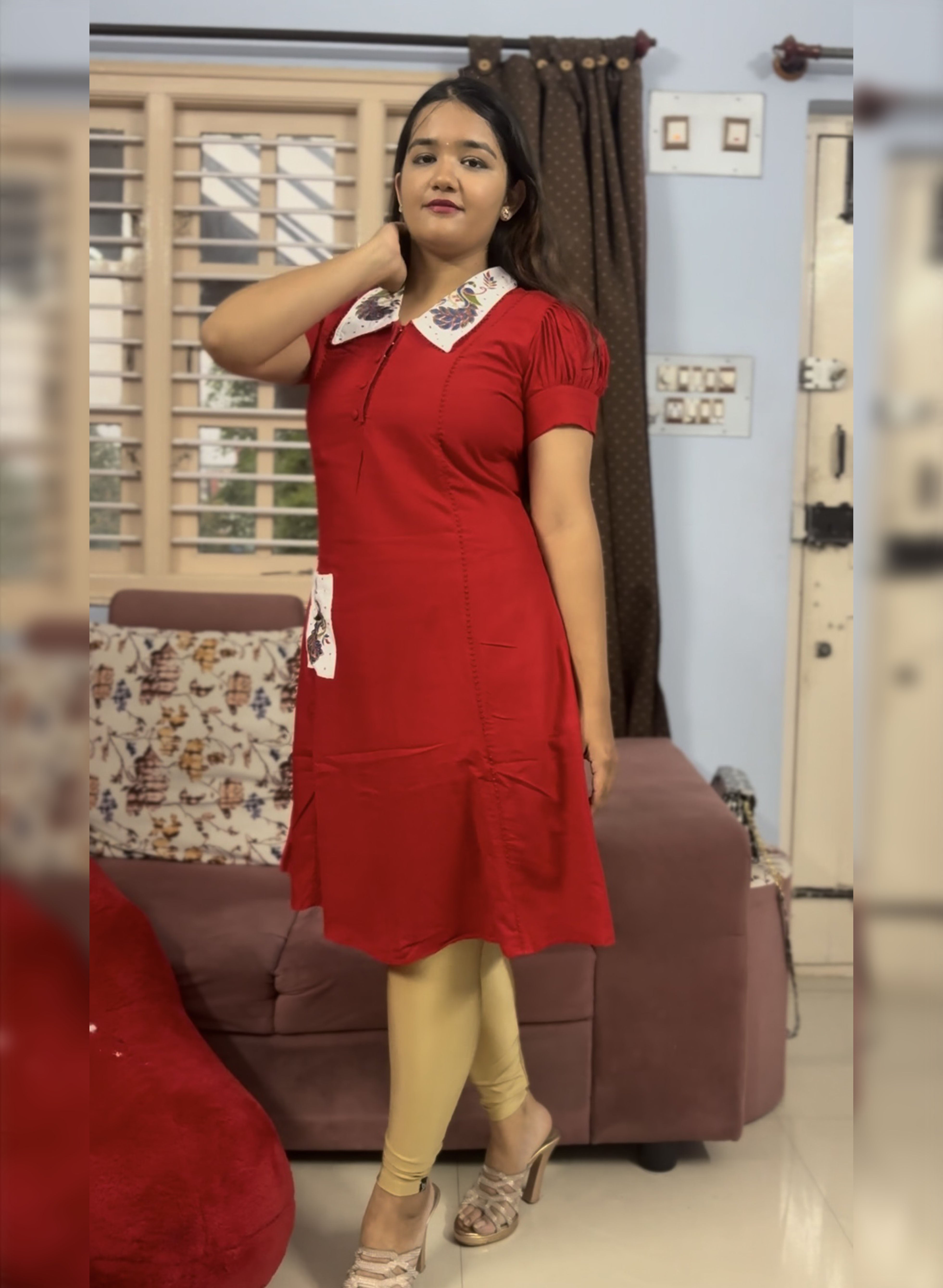 Chahat- Summer Cotton Western Dress