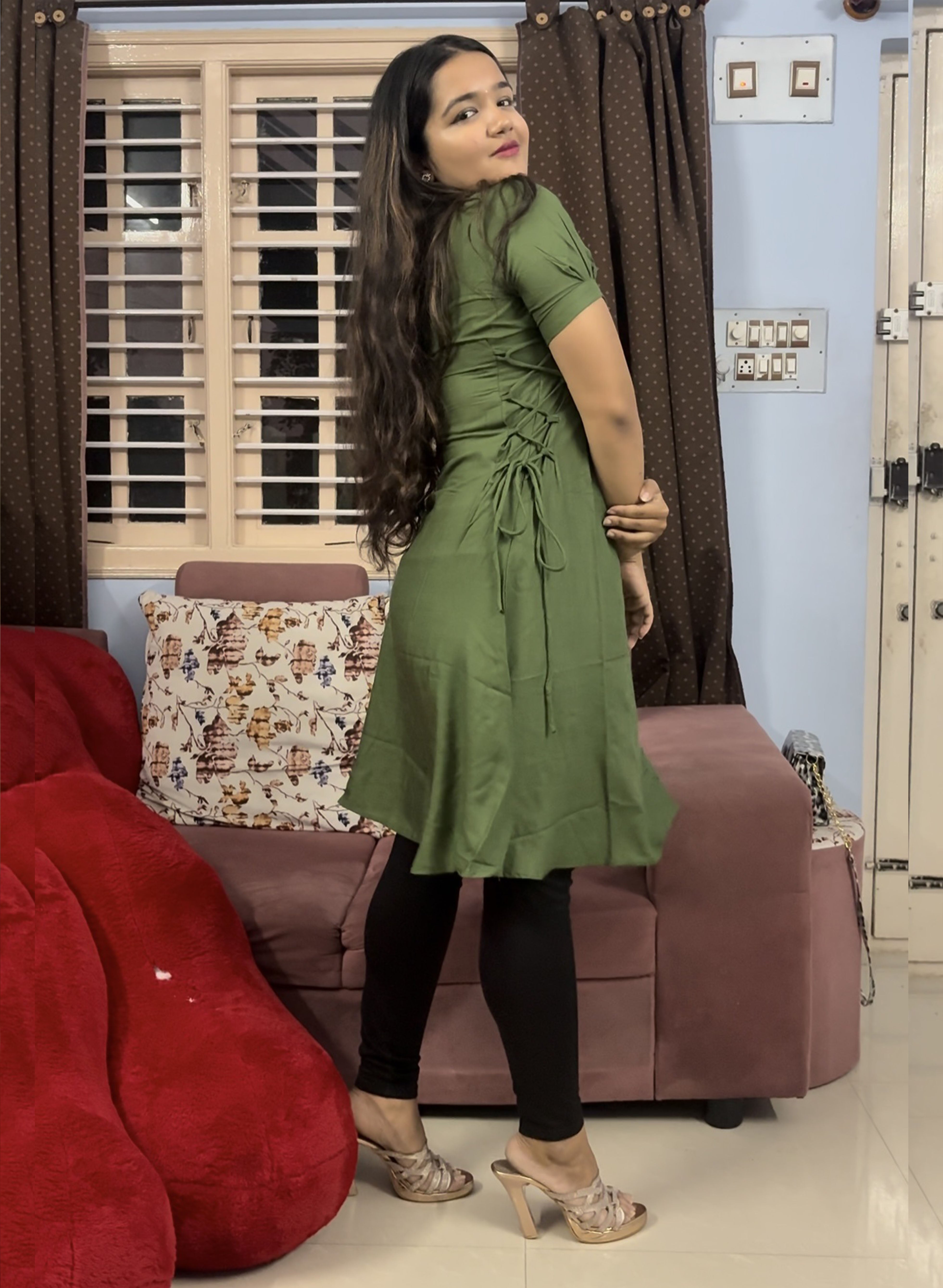 Chahat- Summer Cotton Western Dress