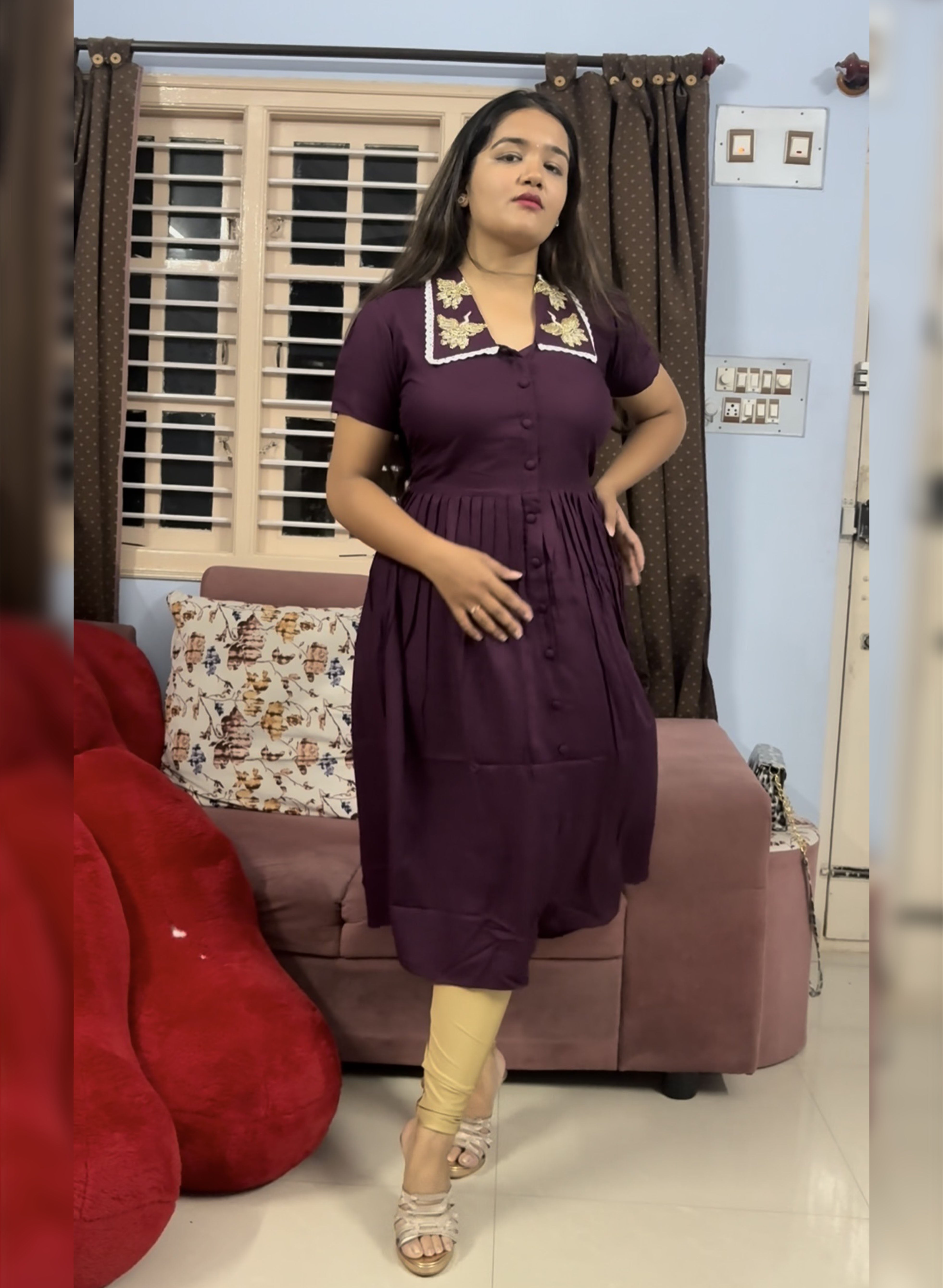 Chahat- Summer Cotton Western Dress