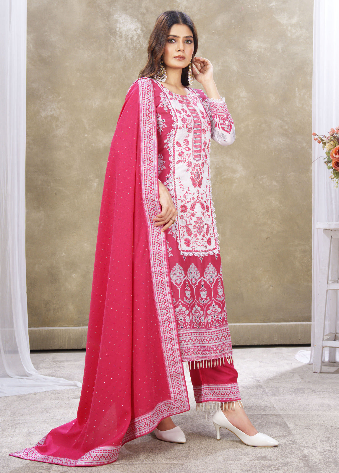 PLEVARI-1 HEAVY FENCY PAIR WITH DUPATTA SET