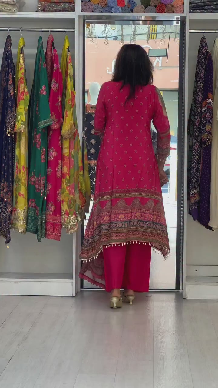 Rashul - Pakistani Heavy Fancy Pair With Dupatta Set