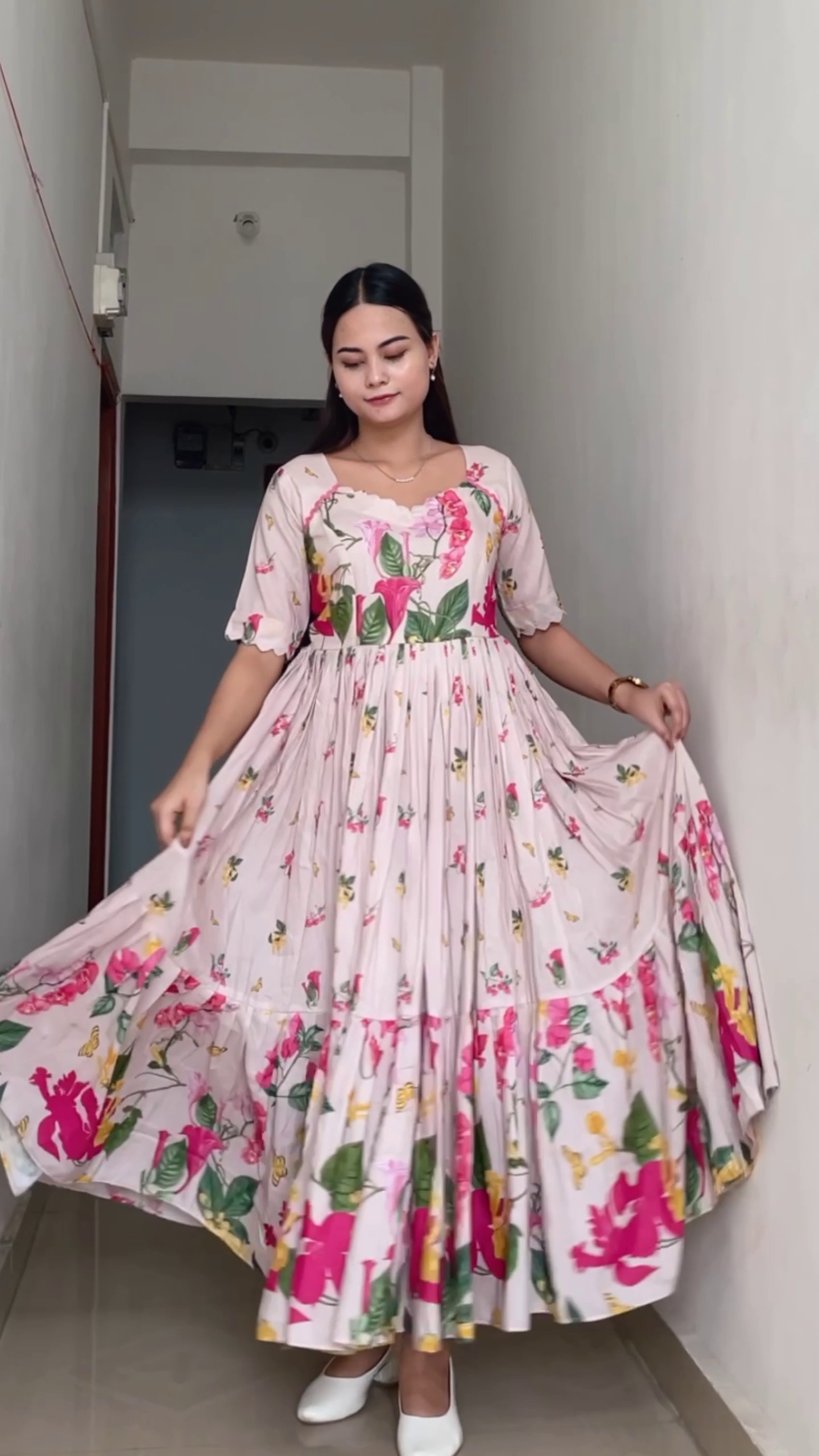 Roohani- Long Western Anarkali Gown
