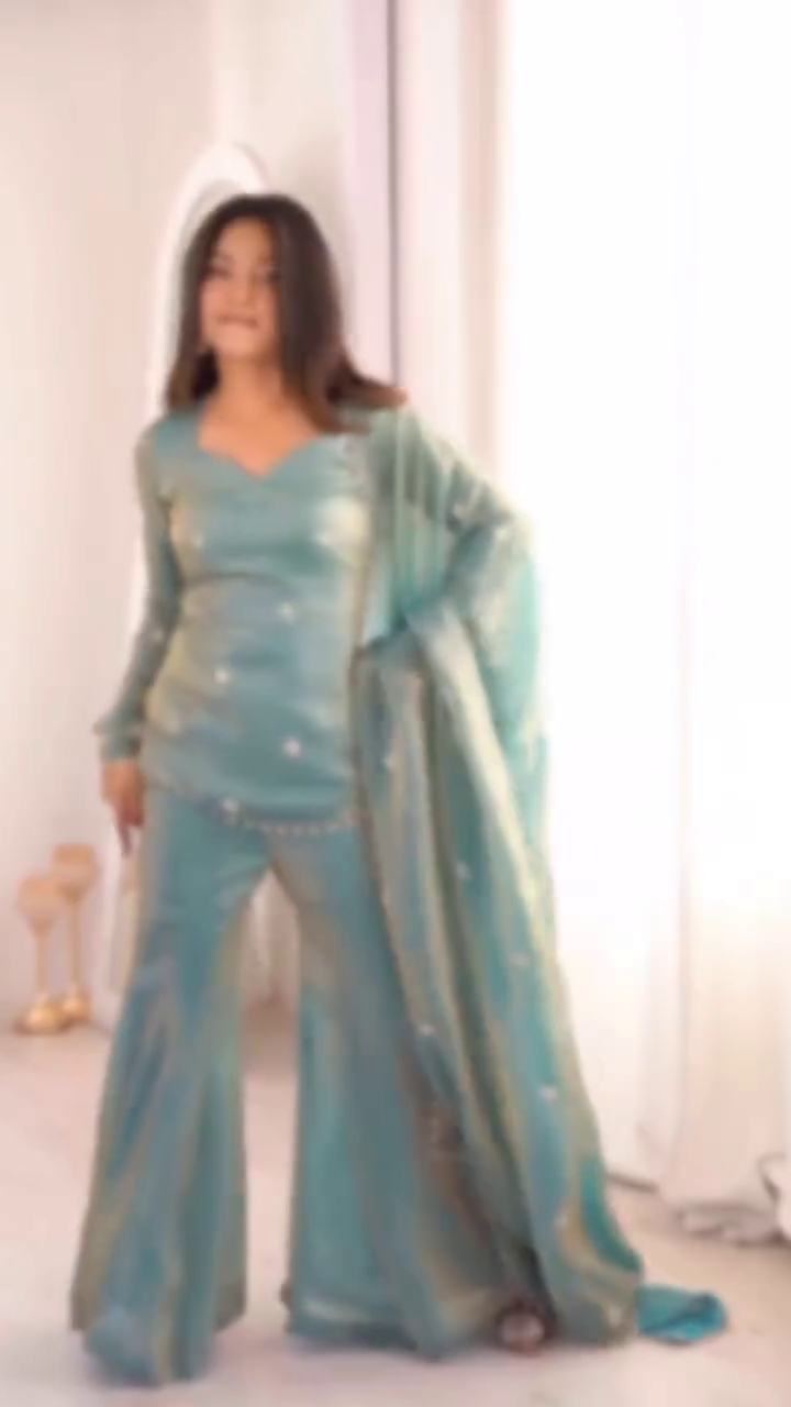 Rukhsar-Premiu Three  Piece Suit Set